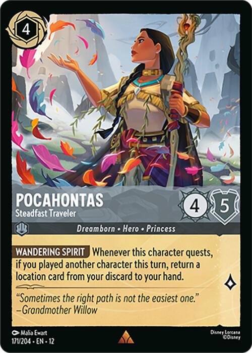 Pocahontas - Steadfast Traveler (171/204) [Wilds Unknown] - Shop at mousebows
