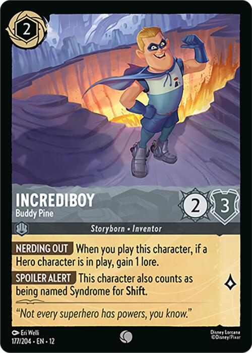 Incrediboy - Buddy Pine (177/204) [Wilds Unknown] - Shop at mousebows