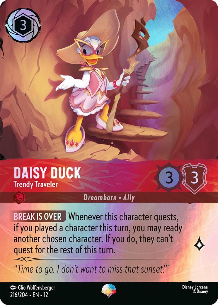 Daisy Duck - Trendy Traveler (Epic) (216/204) [Wilds Unknown] - Shop at mousebows