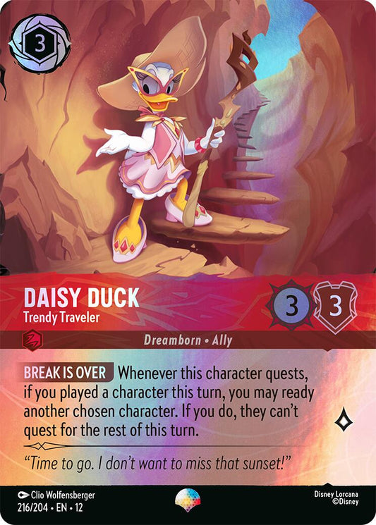 Daisy Duck - Trendy Traveler (Epic) (216/204) [Wilds Unknown] - Shop at mousebows