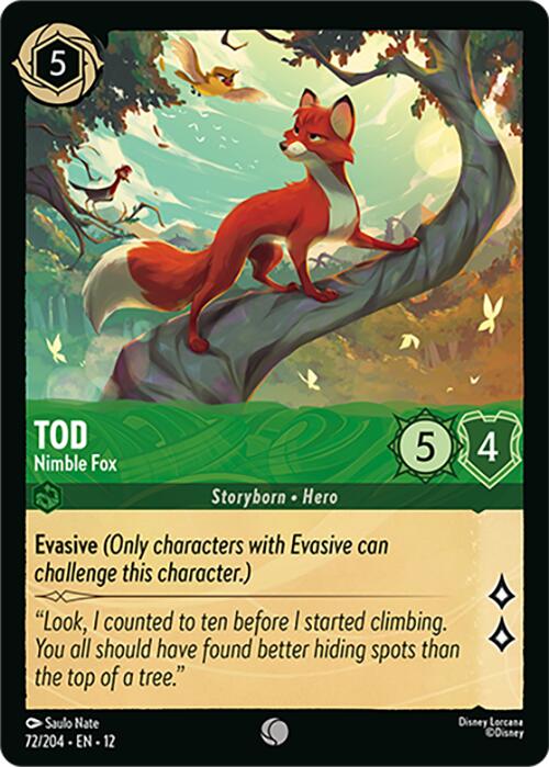 Tod - Nimble Fox (72/204) [Wilds Unknown] - Shop at mousebows