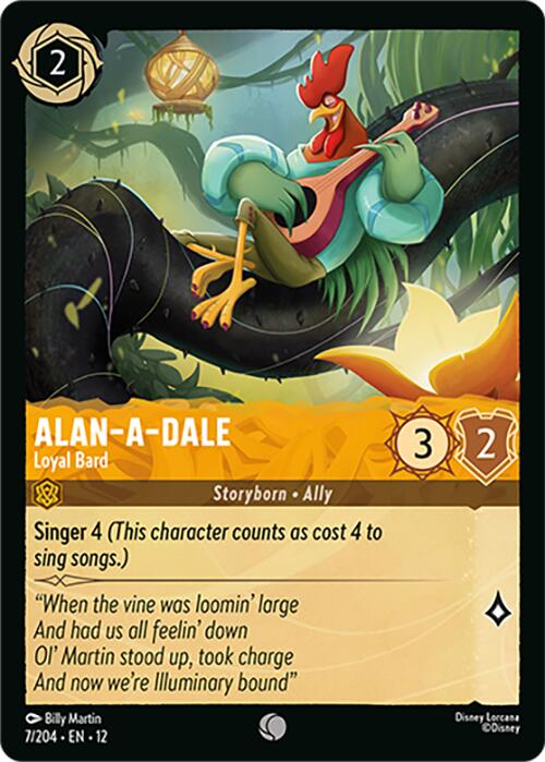Alan-a-Dale - Loyal Bard (7/204) [Wilds Unknown] - Shop at mousebows