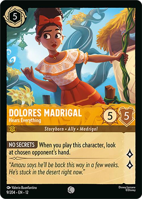 Dolores Madrigal - Hears Everything (9/204) [Wilds Unknown] - Shop at mousebows