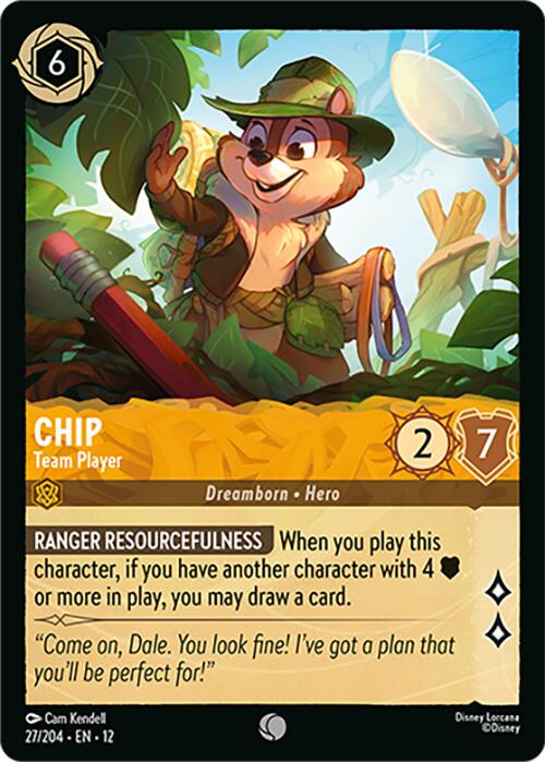 Chip - Team Player (27/204) [Wilds Unknown] - Shop at mousebows