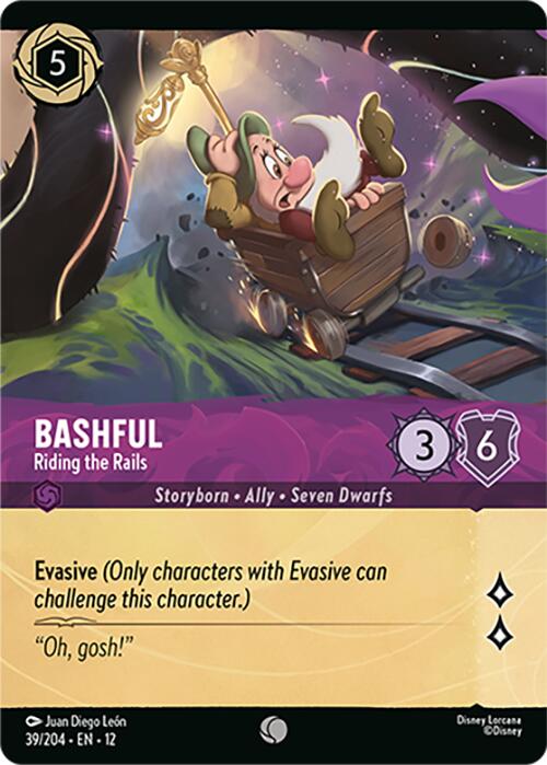 Bashful - Riding the Rails (Foil) (39/204) [Wilds Unknown] - Shop at mousebows