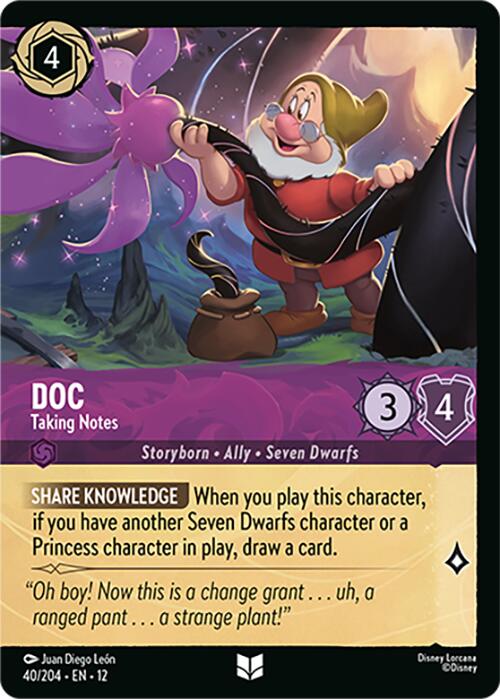 Doc - Taking Notes (Foil) (40/204) [Wilds Unknown] - Shop at mousebows
