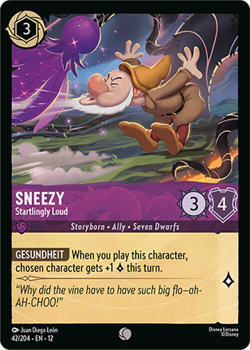 Sneezy - Startlingly Loud (42/204) [Wilds Unknown] - Shop at mousebows