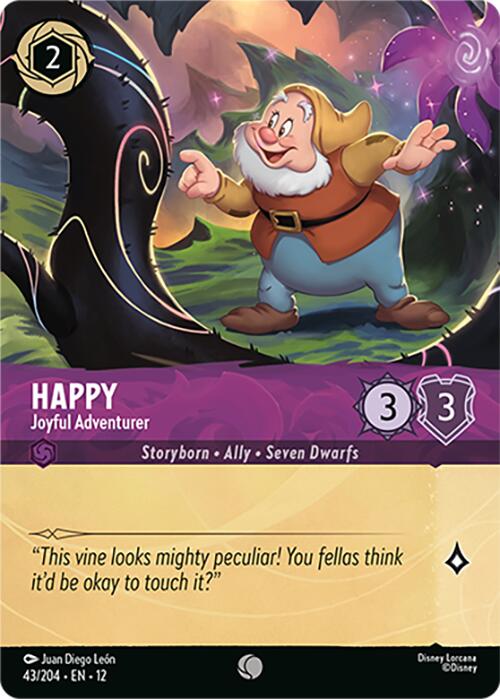 Happy - Joyful Adventurer (Foil) (43/204) [Wilds Unknown] - Shop at mousebows