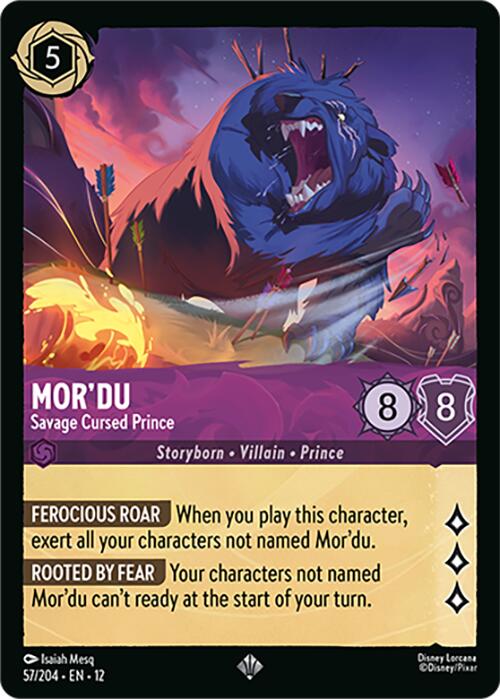 Mor'du - Savage Cursed Prince (57/204) [Wilds Unknown] - Shop at mousebows