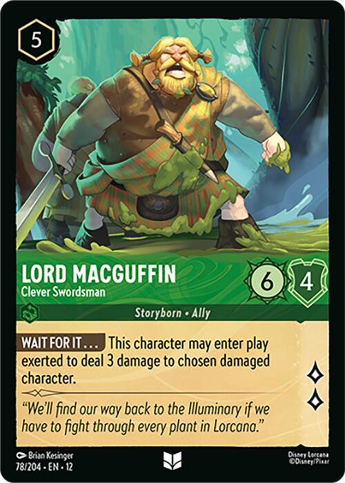 Lord MacGuffin - Clever Swordsman (78/204) [Wilds Unknown] - Shop at mousebows
