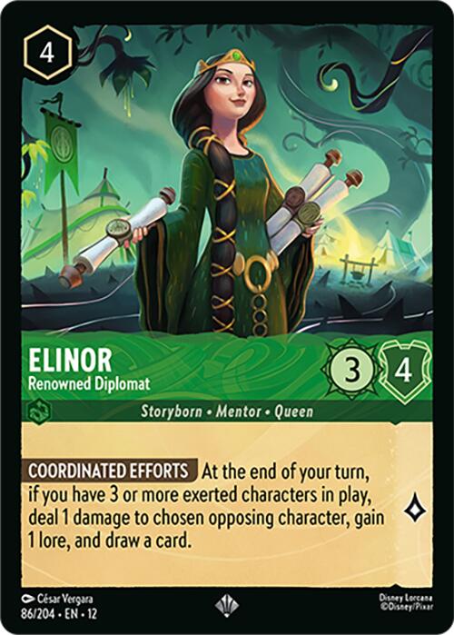 Elinor - Renowned Diplomat (86/204) [Wilds Unknown] - Shop at mousebows