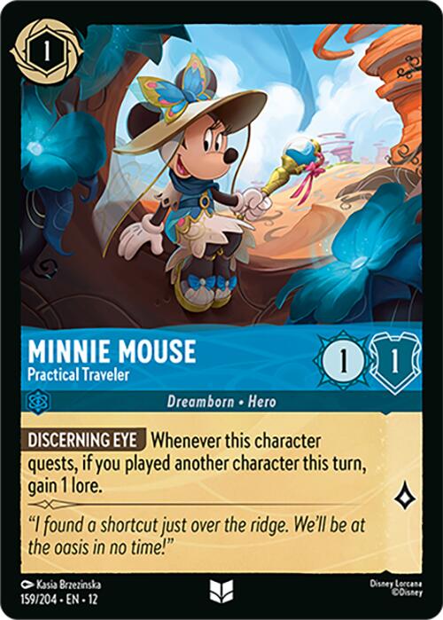Minnie Mouse - Practical Traveler (159/204) [Wilds Unknown] - Shop at mousebows