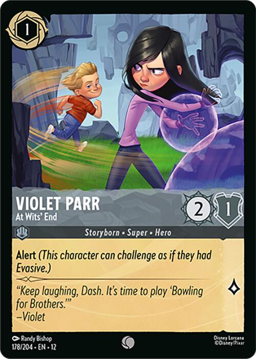 Violet Parr - At Wits' End (178/204) [Wilds Unknown] - Shop at mousebows