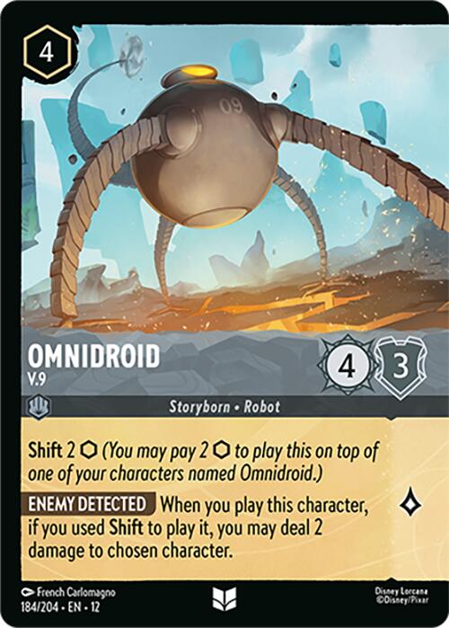 Omnidroid - V.9 (Foil) (184/204) [Wilds Unknown] - Shop at mousebows