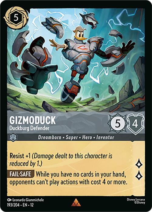 Gizmoduck - Duckburg Defender (193/204) [Wilds Unknown] - Shop at mousebows