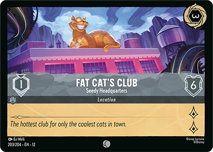 Fat Cat's Club - Seedy Headquarters (203/204) [Wilds Unknown] - Shop at mousebows