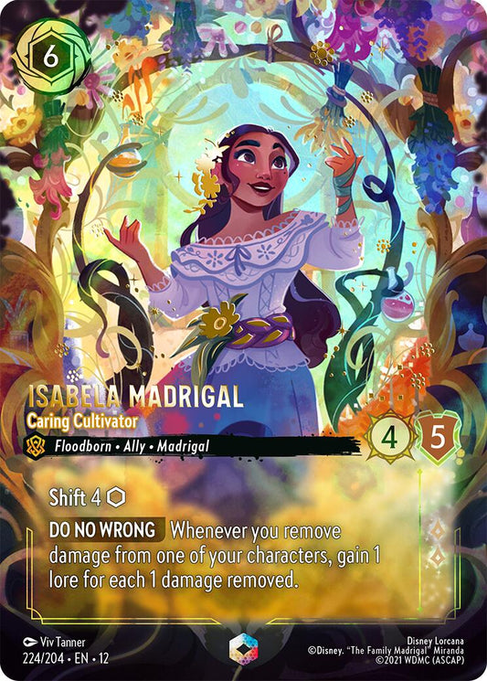 Isabela Madrigal - Caring Cultivator (Enchanted) (224/204) [Wilds Unknown] - Shop at mousebows