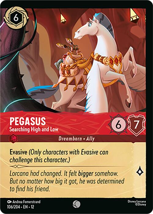 Pegasus - Searching High and Low (Foil) (106/204) [Wilds Unknown] - Shop at mousebows
