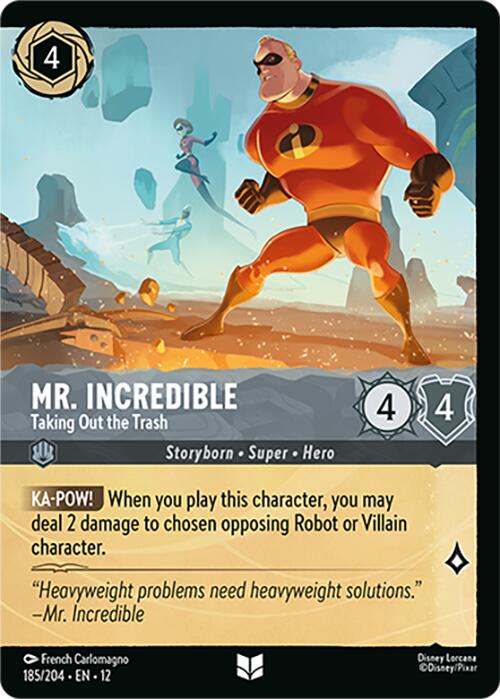 Mr. Incredible - Taking Out the Trash (Foil) (185/204) [Wilds Unknown] - Shop at mousebows
