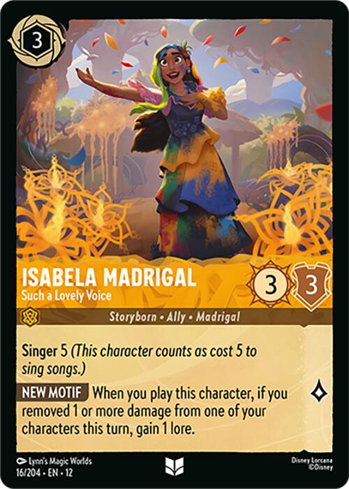 Isabela Madrigal - Such a Lovely Voice (16/204) [Wilds Unknown] - Shop at mousebows