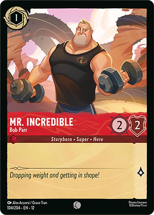 Mr. Incredible - Bob Parr (104/204) [Wilds Unknown] - Shop at mousebows
