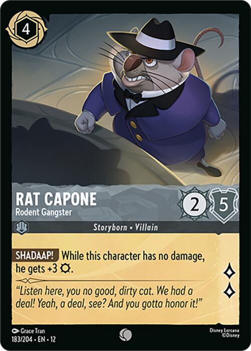 Rat Capone - Rodent Gangster (183/204) [Wilds Unknown] - Shop at mousebows
