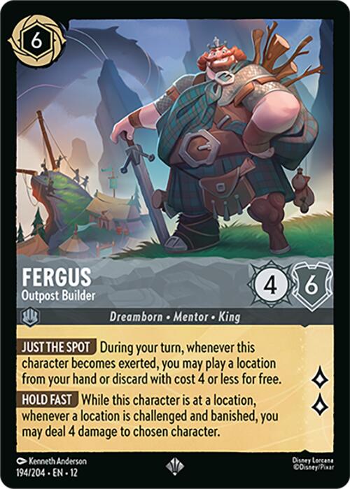 Fergus - Outpost Builder (194/204) [Wilds Unknown] - Shop at mousebows