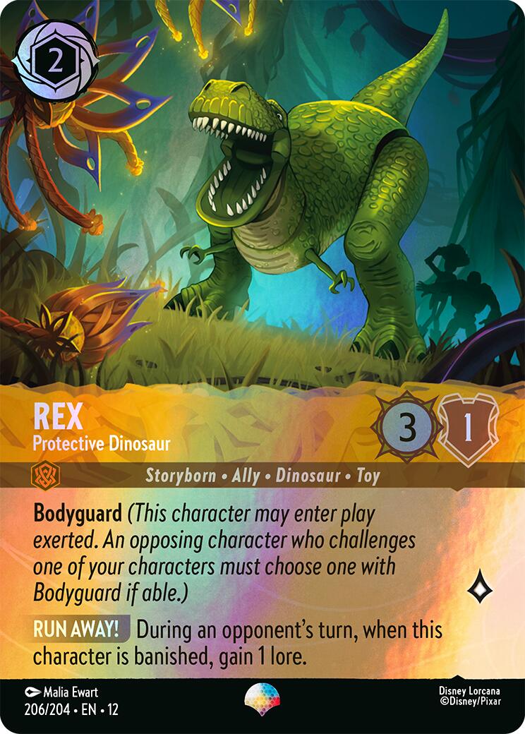 Rex - Protective Dinosaur (Epic) (206/204) [Wilds Unknown] - Shop at mousebows