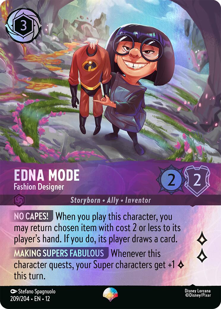 Edna Mode - Fashion Designer (Epic) (209/204) [Wilds Unknown] - Shop at mousebows