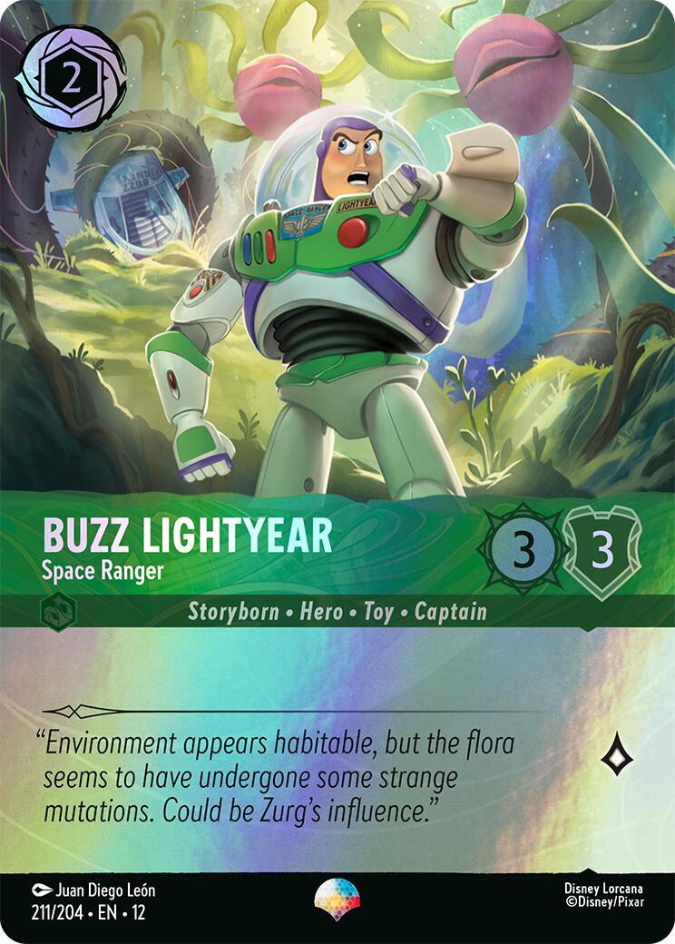 Buzz Lightyear - Space Ranger (Epic) (211/204) [Wilds Unknown] - Shop at mousebows