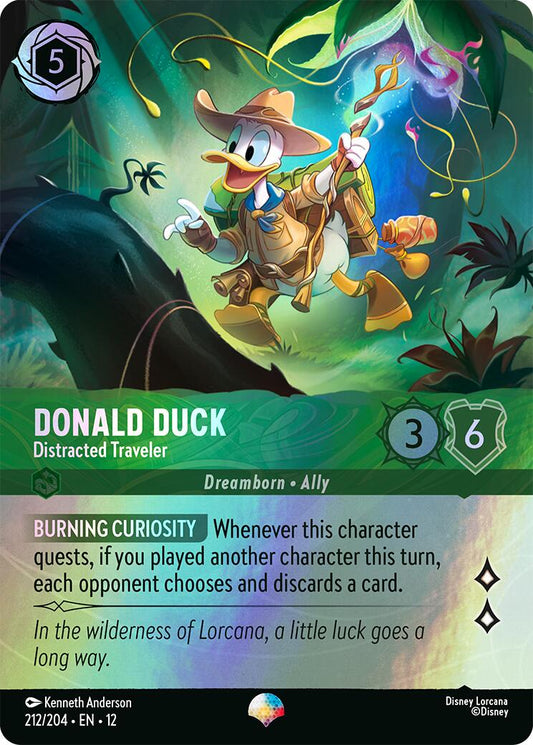 Donald Duck - Distracted Traveler (Epic) (212/204) [Wilds Unknown] - Shop at mousebows
