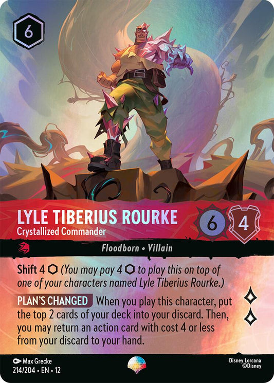 Lyle Tiberius Rourke - Crystallized Commander (Epic) (214/204) [Wilds Unknown] - Shop at mousebows