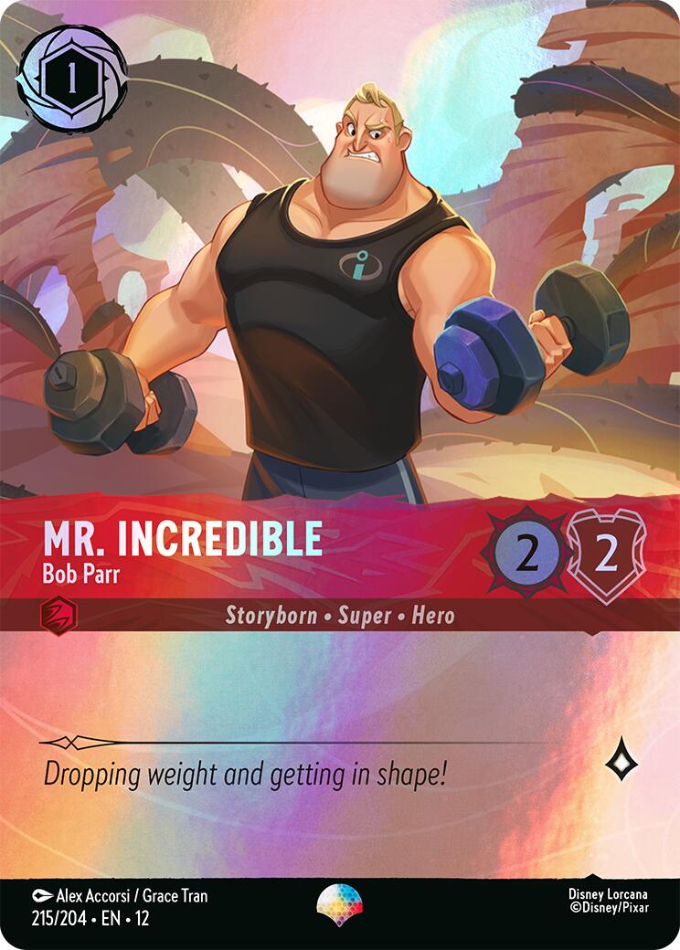 Mr. Incredible - Bob Parr (Epic) (215/204) [Wilds Unknown] - Shop at mousebows