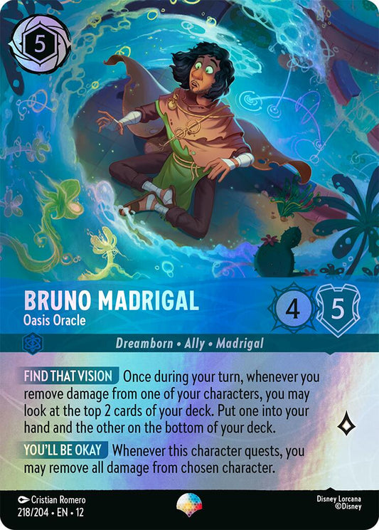 Bruno Madrigal - Oasis Oracle (Epic) (218/204) [Wilds Unknown] - Shop at mousebows