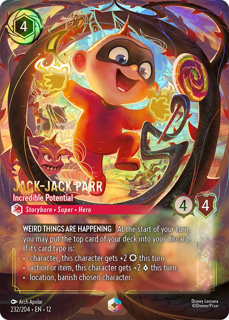 Jack-Jack Parr - Incredible Potential (Enchanted) (232/204) [Wilds Unknown] - Shop at mousebows