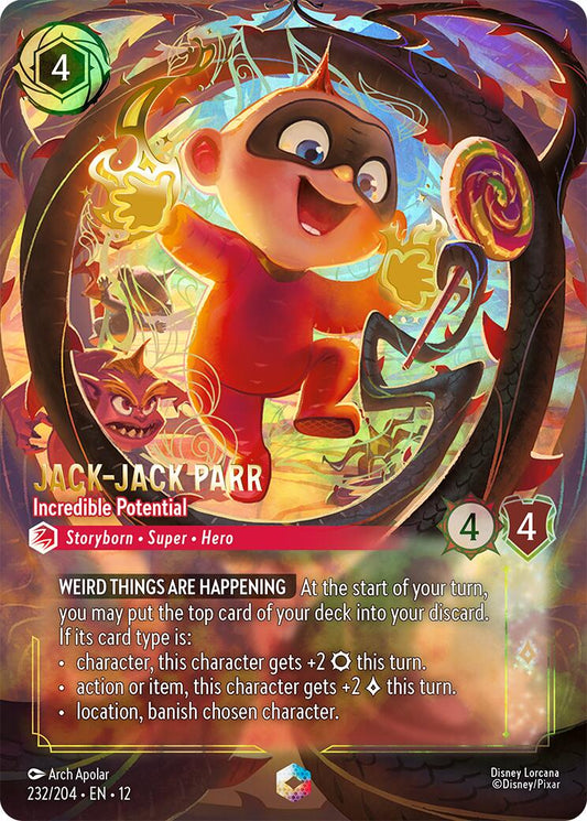 Jack-Jack Parr - Incredible Potential (Enchanted) (232/204) [Wilds Unknown] - Shop at mousebows