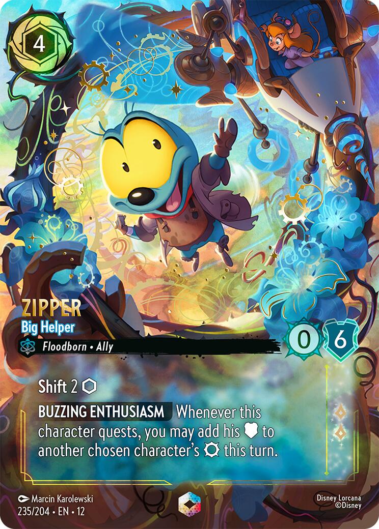 Zipper - Big Helper (Enchanted) (235/204) [Wilds Unknown] - Shop at mousebows