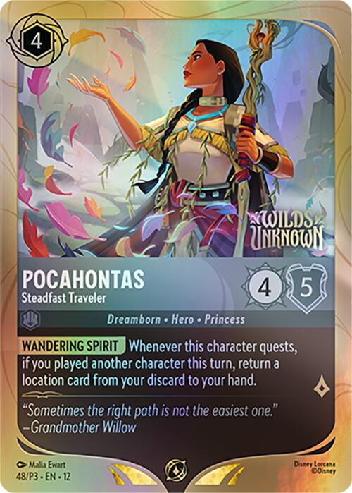 Pocahontas - Steadfast Traveler (48) [Promo Cards] - Shop at mousebows