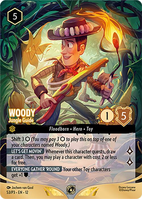 Woody - Jungle Guide (Store Championship Participant) (53) [Promo Cards] - Shop at mousebows