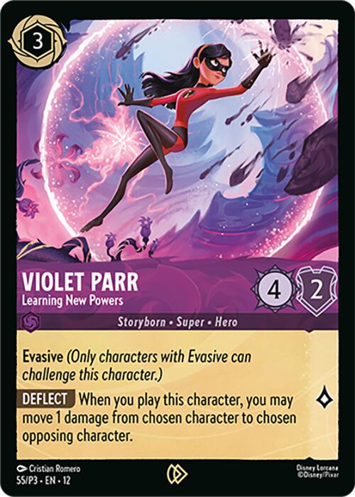 Violet Parr - Learning New Powers (55) [Promo Cards] - Shop at mousebows