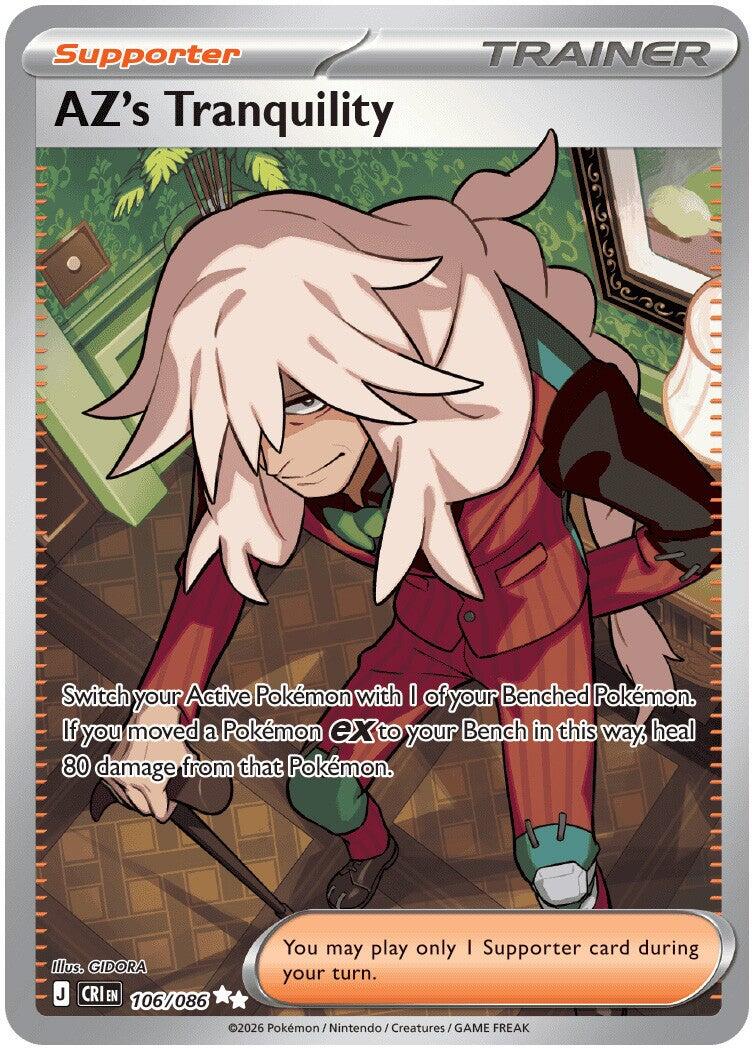 AZ's Tranquility (106/086) [Mega Evolution: Chaos Rising] - Shop at mousebows