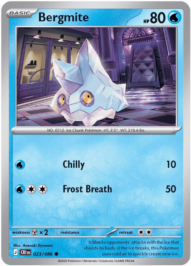 Bergmite (023/086) [Mega Evolution: Chaos Rising] - Shop at mousebows