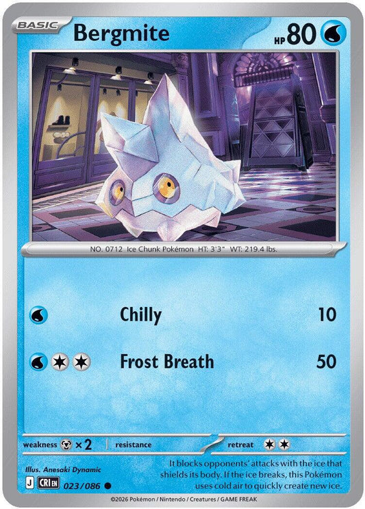 Bergmite (023/086) [Mega Evolution: Chaos Rising] - Shop at mousebows