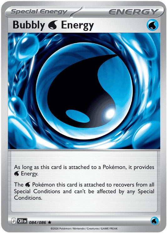 Bubbly W Energy (084/086) [Mega Evolution: Chaos Rising] - Shop at mousebows