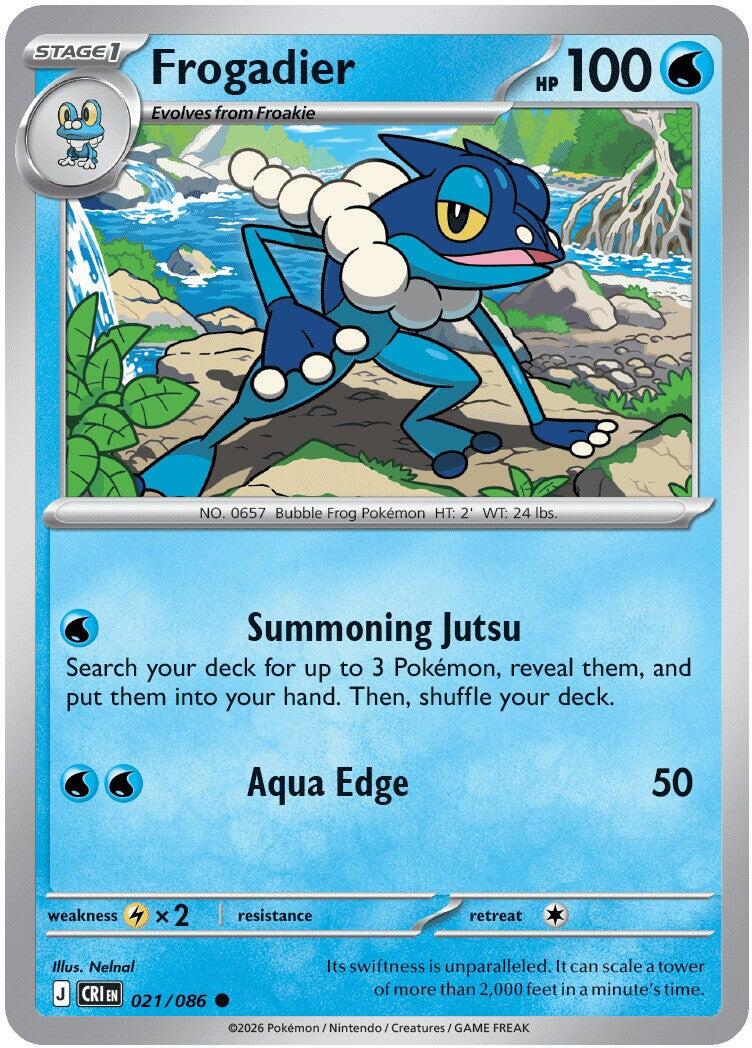 Frogadier (021/086) [Mega Evolution: Chaos Rising] - Shop at mousebows