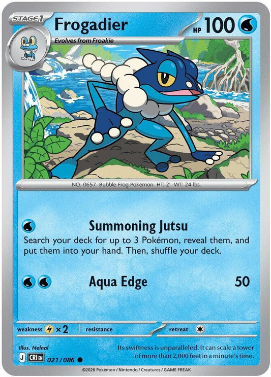 Frogadier (021/086) [Mega Evolution: Chaos Rising] - Shop at mousebows