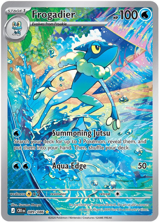 Frogadier (089/086) [Mega Evolution: Chaos Rising] - Shop at mousebows