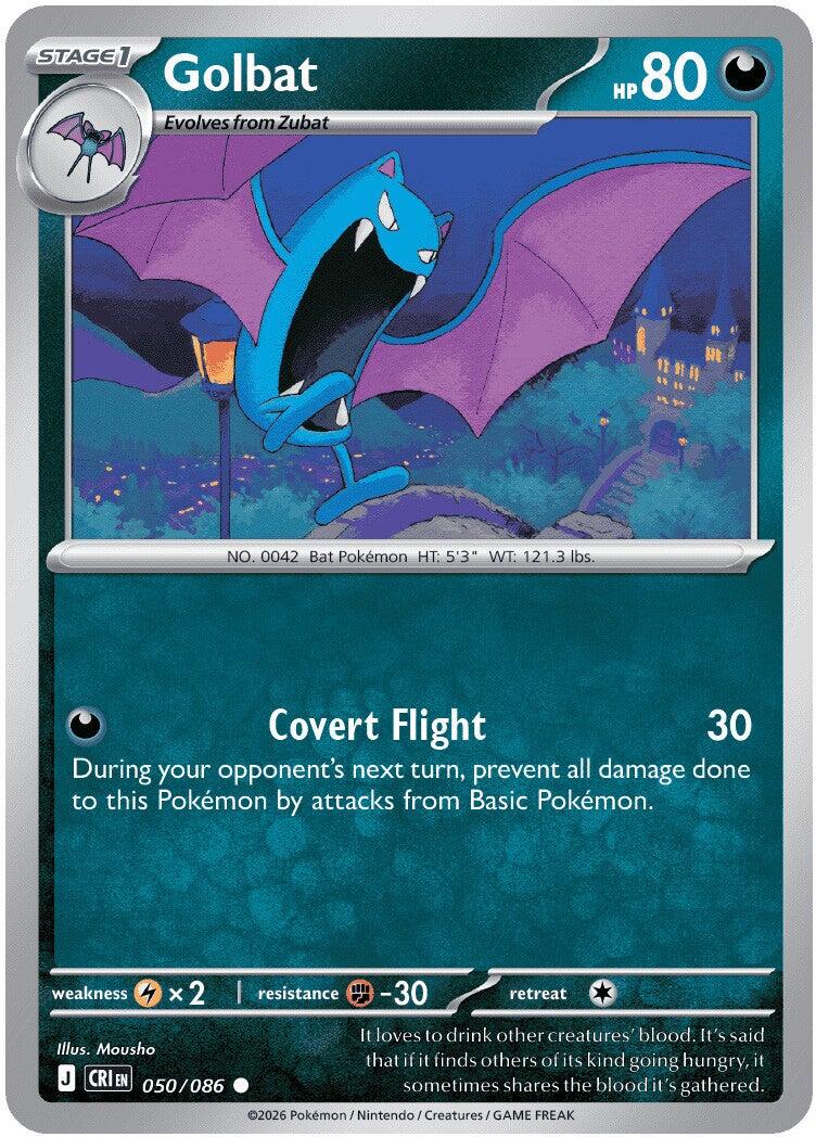 Golbat (050/086) [Mega Evolution: Chaos Rising] - Shop at mousebows