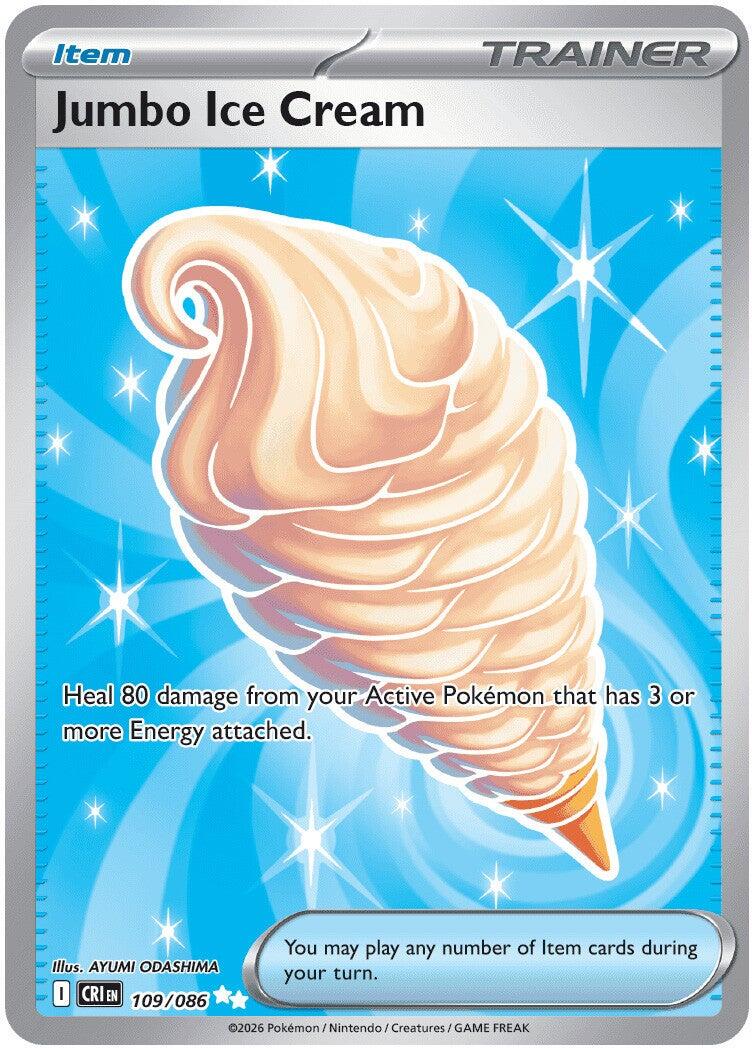 Jumbo Ice Cream (109/086) [Mega Evolution: Chaos Rising] - Shop at mousebows