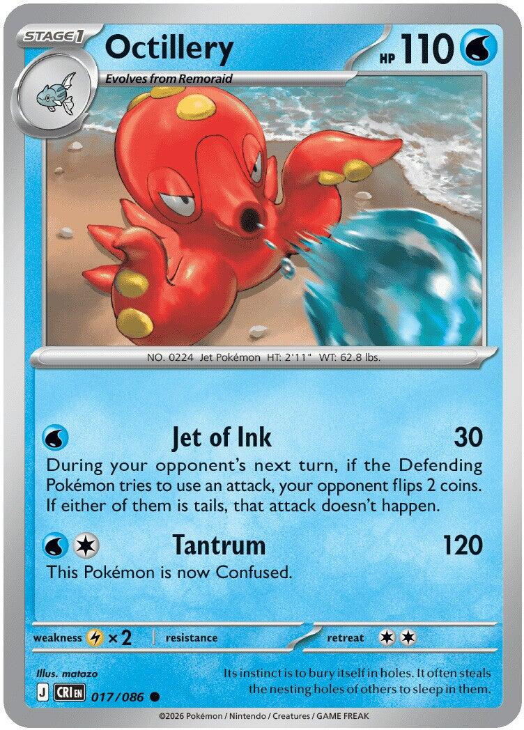 Octillery (017/086) [Mega Evolution: Chaos Rising] - Shop at mousebows